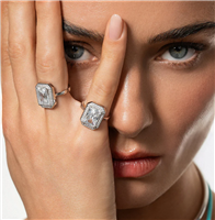 Ringe Rue des Mille Dame in Silber Cubic Zirconia AN-035 M1 RH - AN-035 M1 RH